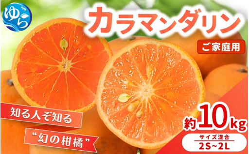 ≪家庭用≫ カラマンダリン 10kg / くだもの 甘い みかん 柑橘 果物 和歌山 ※2027年3月下旬〜4月上旬頃に順次発送[nktn015-c-10]