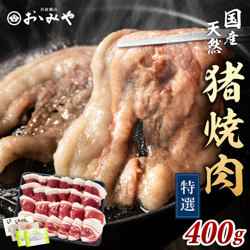 猪肉ぼたん鍋[スピード出荷] 特選 400g (2〜3人前) 猪肉