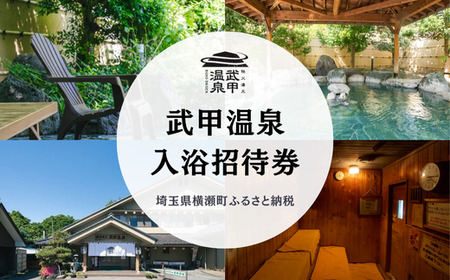 武甲温泉 入浴招待券（10枚） 【天然温泉 サウナ 秩父】