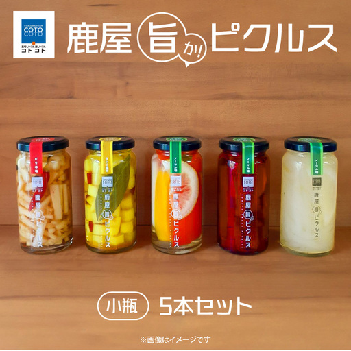 1741-2 鹿屋旨か! ピクルス 小瓶 5本 セット KN072-001-02 野菜 加工食品