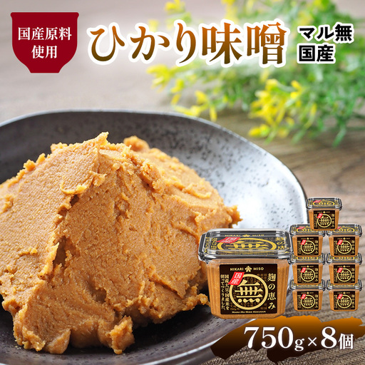 マル無　国産　750g×8個【1603528】