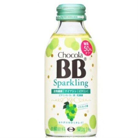【毎月定期便】【24本】エーザイ　チョコラBBスパークリング　マスカット味全6回【4062793】