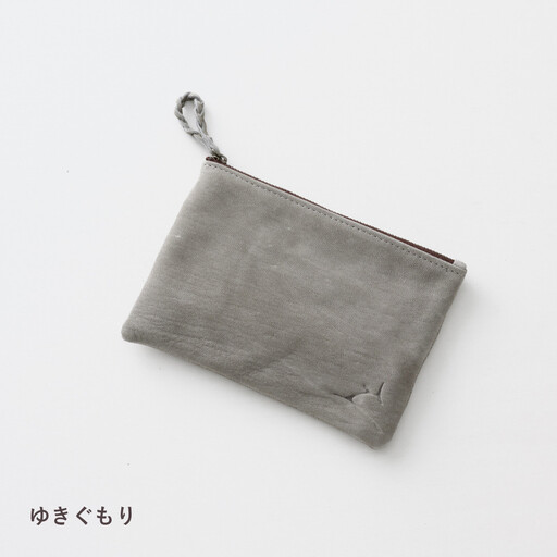 ENISICA エニシカ ジビエ鹿革 トモシカポーチM 雪曇（ゆきぐもり）