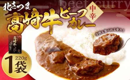 北さつま 髙﨑牛 ビーフカレー 220g×1袋（中辛）カレー ビーフ レトルト 常温_ss1223_CR