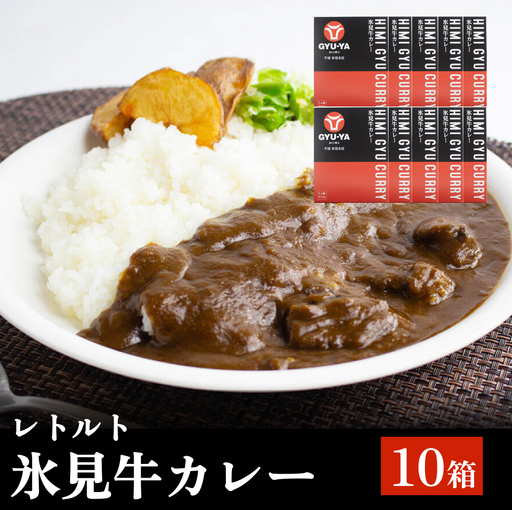 氷見牛カレー（レトルト） 10箱 富山県 氷見市 カレー 湯煎 惣菜
