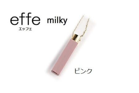防災・防犯用 笛『effe(エッフェ)〜milky〜』ピンク ホイッスル アクセサリー