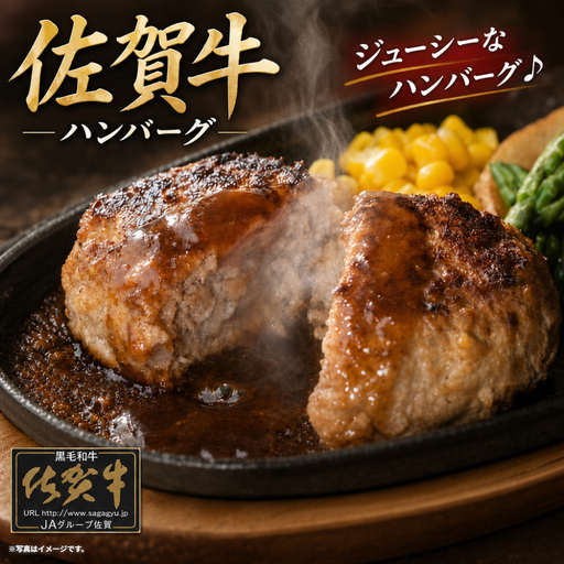 佐賀牛ハンバーグプレーン 17個 佐賀牛100％ 国産牛 和牛 佐賀牛 ブランド牛 牛肉 肉 高級 ハンバーグ おかず 夕飯 人気 おすすめ 簡単調理 レンジ調理 冷凍 佐賀県 太良町 NB50