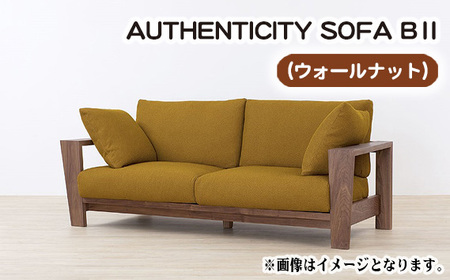 （ウォールナット）AUTHENTICITY SOFA B II BK（ブラック） No.823-12