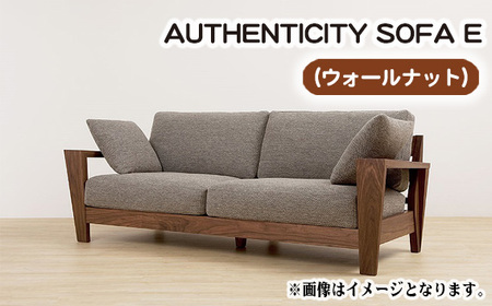 （ウォールナット）AUTHENTICITY SOFA E BK（ブラック） No.829-12