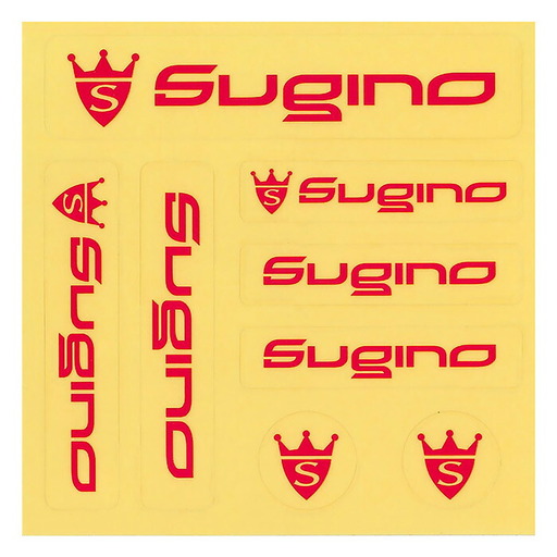 Sugino Sticker Sheet Clear ステッカー クリア 自転車パーツ スギノエンジニアリング 12-094