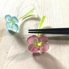 [ガラス]摘花はしおき(2個セット)