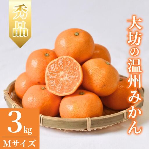 【2026年分先行予約】大坊の温州みかん 3kg（Mサイズ） ※2026年11月中旬～12月下旬頃に順次発送予定【期間限定・数量限定】 / みかん 蜜柑 3キロ お取り寄せ 産地直送 贈答品 ギフト 果物 くだもの フルーツ 田辺市 和歌山県【ymh017】