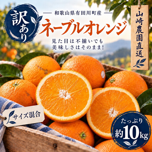 訳あり ネーブルオレンジ 約10kg サイズおまかせ アルギット オレンジ