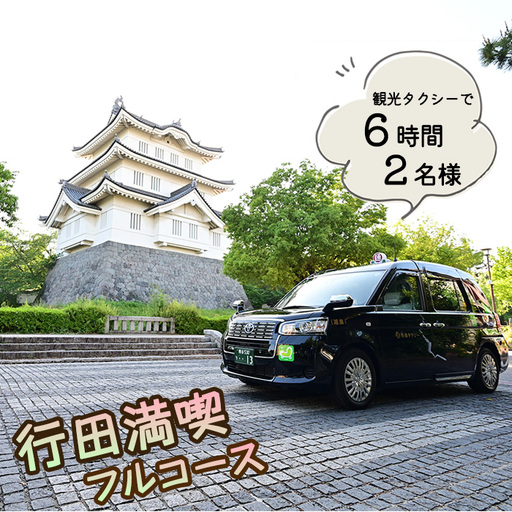 観光タクシーで行く!6時間行田満喫フルコース(2名様) No.492