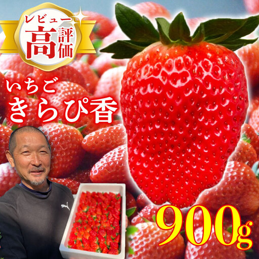 【先行予約】完熟 いちご きらぴ香 900g 【いちご】訳あり 鈴木農園
