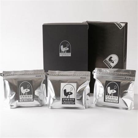 伊東屋珈琲の定番ブレンドコーヒー【粉】200g×3種 ギフト箱入り【1636303】
