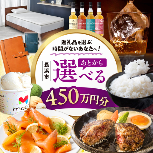 【あとから選べる】長浜市ふるさとギフト 450万円分[AQXX044]