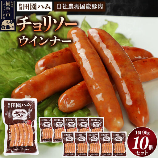 田園ハム チョリソー 95g×10個セット