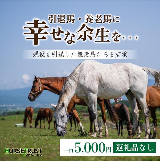 ホーストラスト北海道支援 5000円コース 引退馬