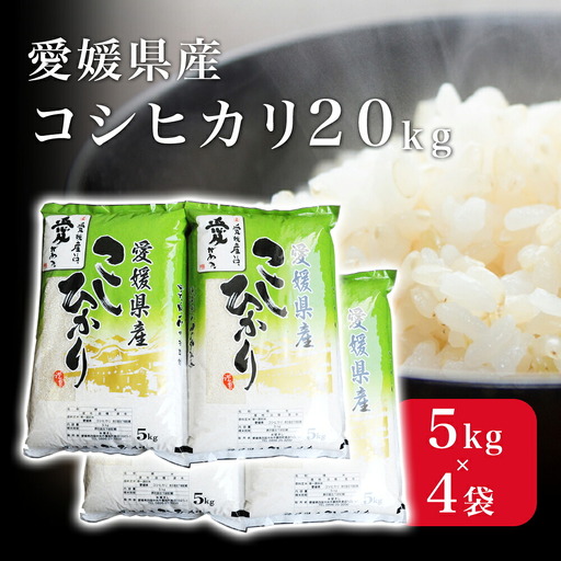愛媛県産コシヒカリ20kg