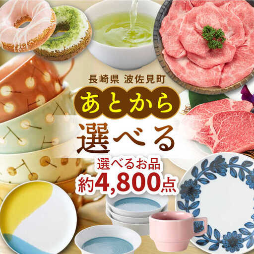 あとからセレクト 波佐見町ふるさとギフト 90万円分 あとから選べる カタログギフト[FB111]