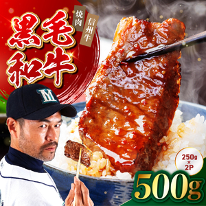 たかどや牧場産 黒毛和牛 信州牛 焼肉 500g ( 250g×2パック ) | 長野県 飯田市