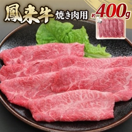 鳳来牛(焼き肉用)　約400g【配送不可地域：離島・北海道・沖縄県・東北・中国・四国・九州】【1209518】