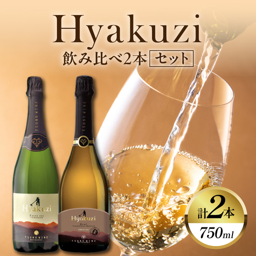 Hyakuzi飲み比べ2本セット 酒 飲料 アルコール 国産_T014-0367
