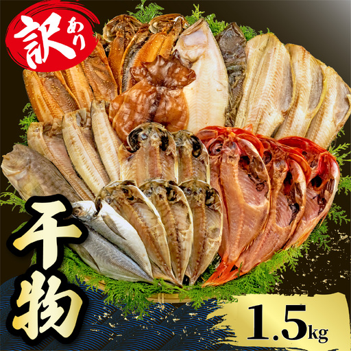 訳あり 干物 1.5kg [2026年8月発送] 山由水産 干物 干物