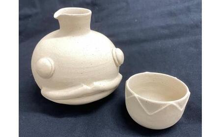 素焼きあんたろう酒器(備前焼)公式イメージキャラクターあんたろうグッズ AN-06