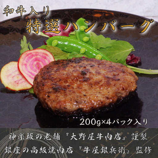 和牛入り特選ハンバーグ 0156-005-S07