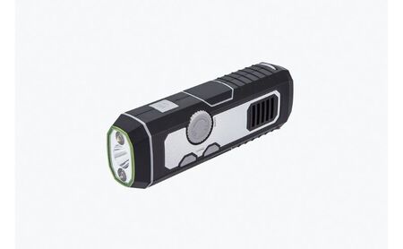 【防災】ポータブルマルチライト　多機能 LEDライト ラジオ 充電式ライト ダイナモ充電 USB充電 サイレン付き 懐中電灯 雑貨 日用品新潟県田上町