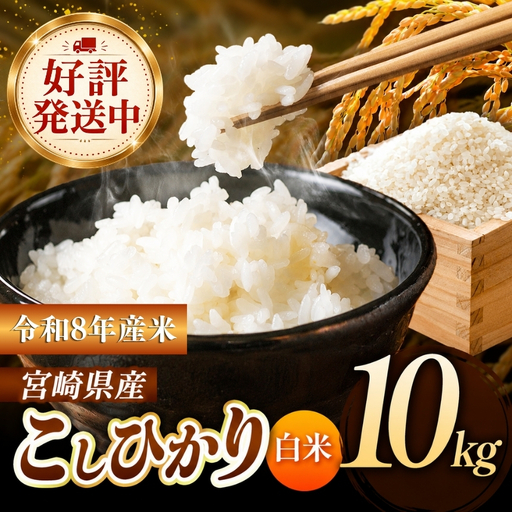 令和8年産  こしひかり 10kg （白米） 宮崎県産