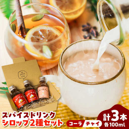 コーラ クラフトコーラ チャイ 100ml×3本セット [AIAD007] コーラ