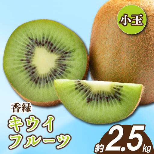 先行予約 キウイ 香緑 約2.5kg キウイ 配送：11月下旬～1月中旬
