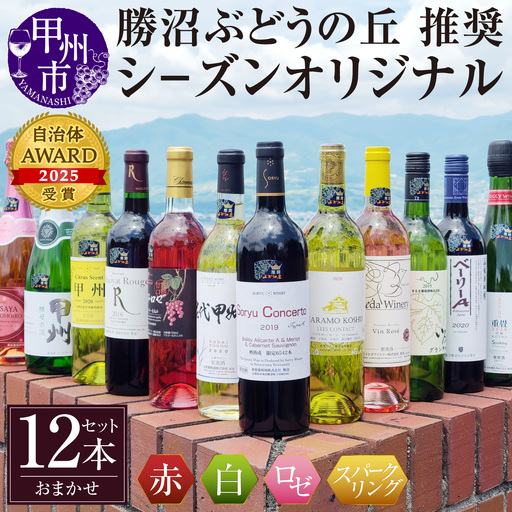 ワイン 勝沼ぶどうの丘推奨ワイン シ－ズンオリジナル12本セット（KBO）G-602