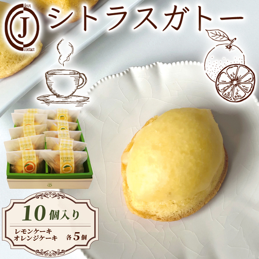 焼き菓子 シトラスガトー  10個入り オレンジケーキ レモンケーキ 【焼き菓子】