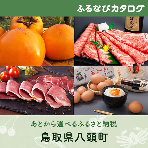 【有効期限なし！後からゆっくり特産品を選べる】鳥取県八頭町カタログポイント