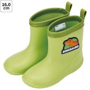 ワッペン付レインブーツ ディノサウルス 16cm 5-110