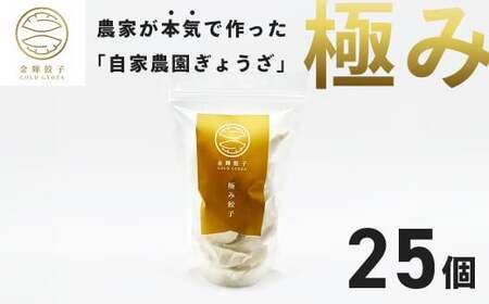極み餃子 25個（1袋）｜金輝餃子 冷凍 手作り 国産食材
