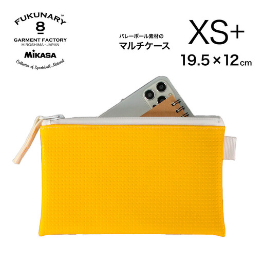 FUKUNARY マルチケース XS+ バレーボール イエロー フクナリー M027XS+