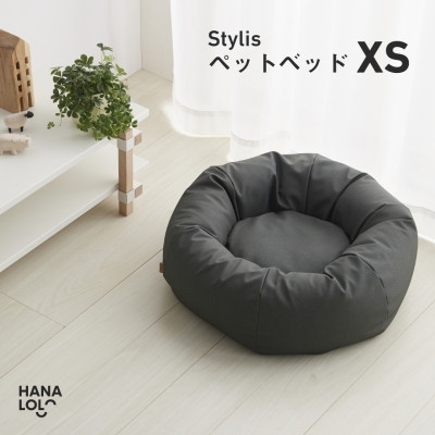ペット用品 ハナロロ スタイリスレザーカバー XS チャコールグレー 1個