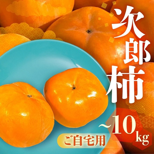 次郎柿 10kg 訳あり ご自宅用 甘 柿