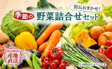 【館長おまかせ！】 南会津町 季節の野菜詰合せ セット 加工食品 