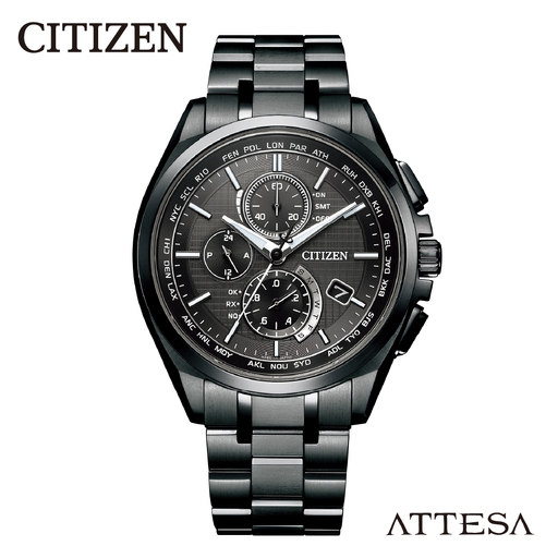 [CITIZEN]アテッサAT8044-56E シチズン 腕時計 メンズ 光発電 エコ・ドライブ 防水 クロノグラフ メーカー保証 新潟県 妙高市