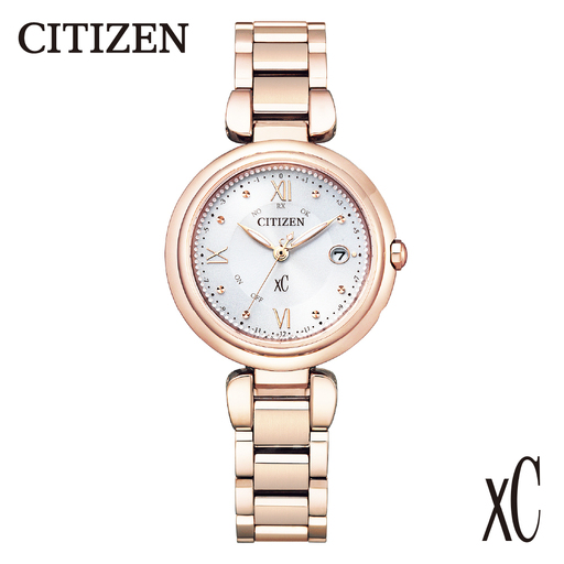 [CITIZEN]XC(クロスシー)ES9464-52A シチズン 腕時計 レディース ピンクゴールド サクラピンク 光発電 エコ・ドライブ 防水 耐ニッケルアレルギー スーパーチタニウム 球面サファイアガラス メーカー保証 新潟県 妙高市