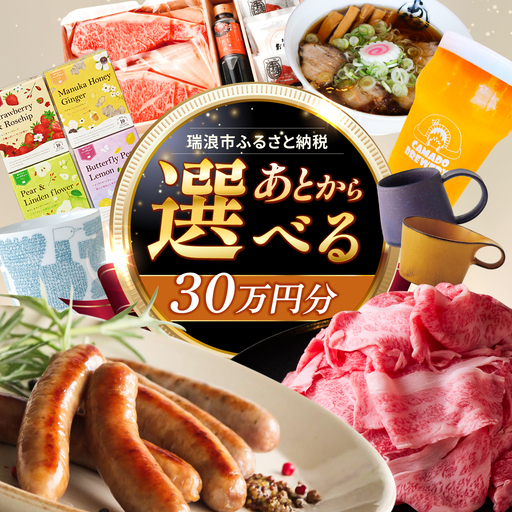 【あとから選べる】 岐阜県瑞浪市ふるさとギフト 30万円分 飛騨牛 瑞浪ボーノポーク ソーセージ 化石 美濃焼 あとから ギフト[AZDD012]