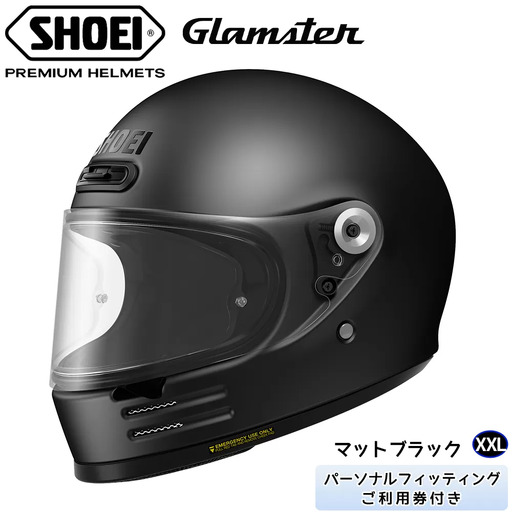SHOEIヘルメット「Glamster マットブラック」XXL ｜グラムスター フルフェイス バイク ツーリング ショウエイ [2505]