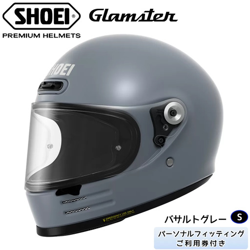 SHOEIヘルメット「Glamster バサルトグレー」S ｜グラムスター フルフェイス バイク ツーリング ショウエイ [2507]