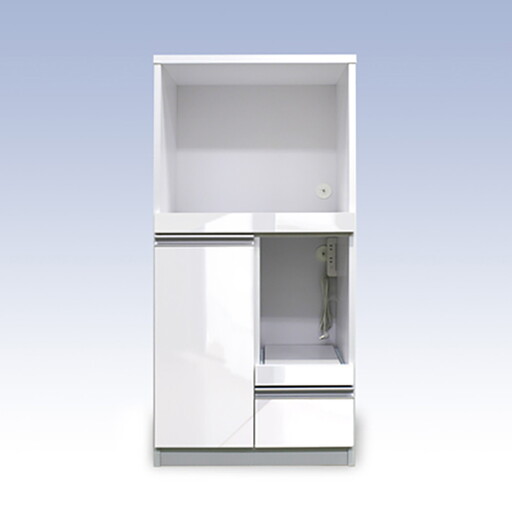 60レンジ台 クオーネ(白)[諸富家具]:C103-010
